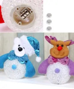 Mini LED Snowman Christmas Lights