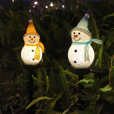 Christmas Solar Snowman Lights