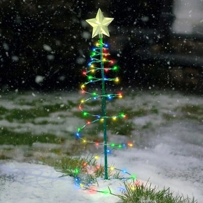 Christmas Solar Spiral Lights