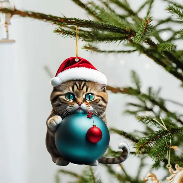 Cat Christmas Ornaments