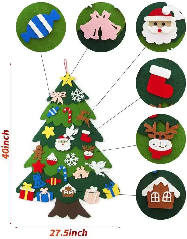 DIY Felt Christmas Tree For Kids  2024