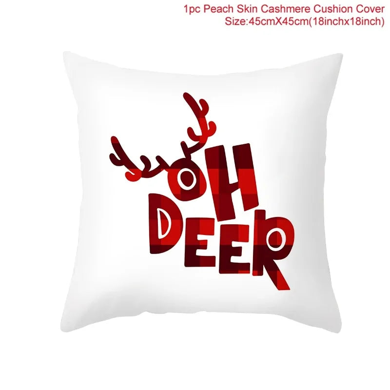 Cartoon Christmas Pillow Cover